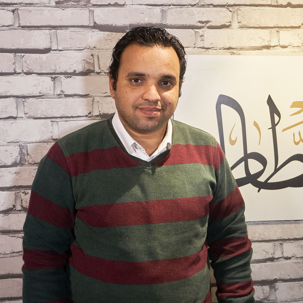 الخطاط د. خالد مجاهد